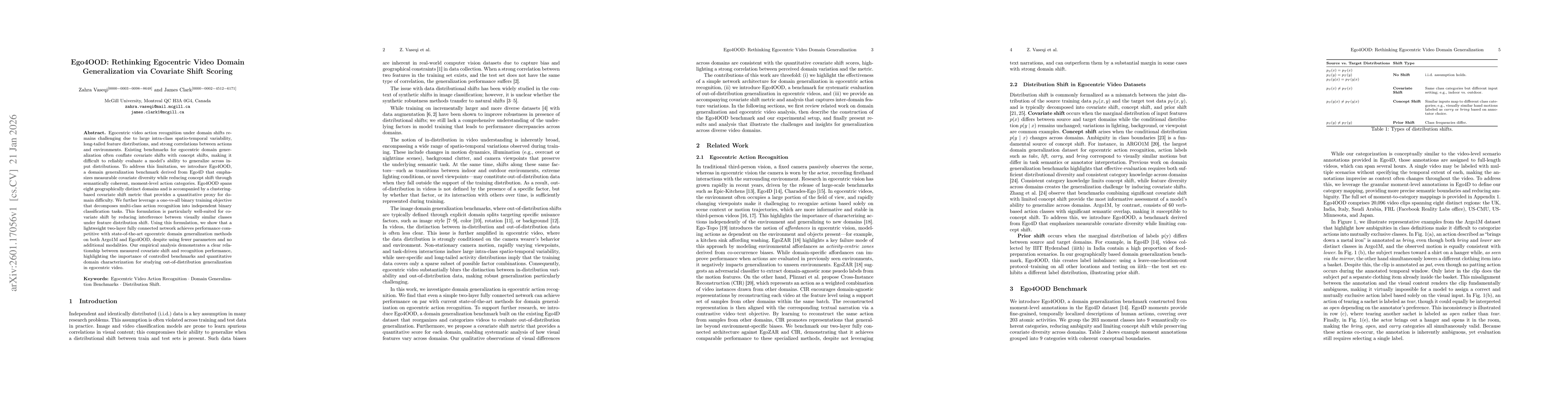 Thumbnail for Ego4OOD: Rethinking Egocentric Video Domain Generalization via Covariate Shift Scoring