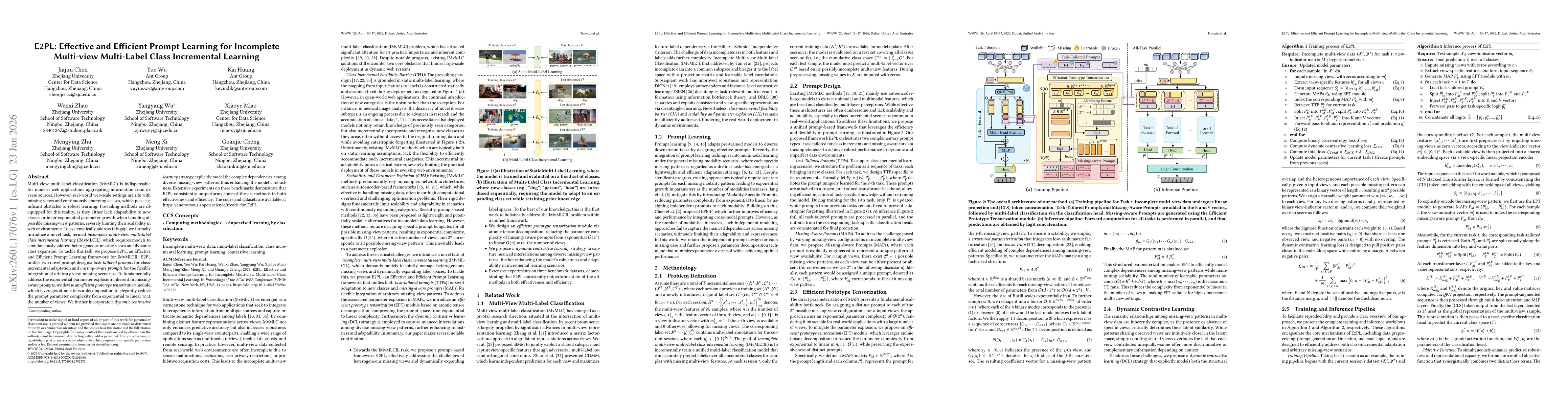 Thumbnail for E2PL: Effective and Efficient Prompt Learning for Incomplete Multi-view Multi-Label Class Incremental Learning
