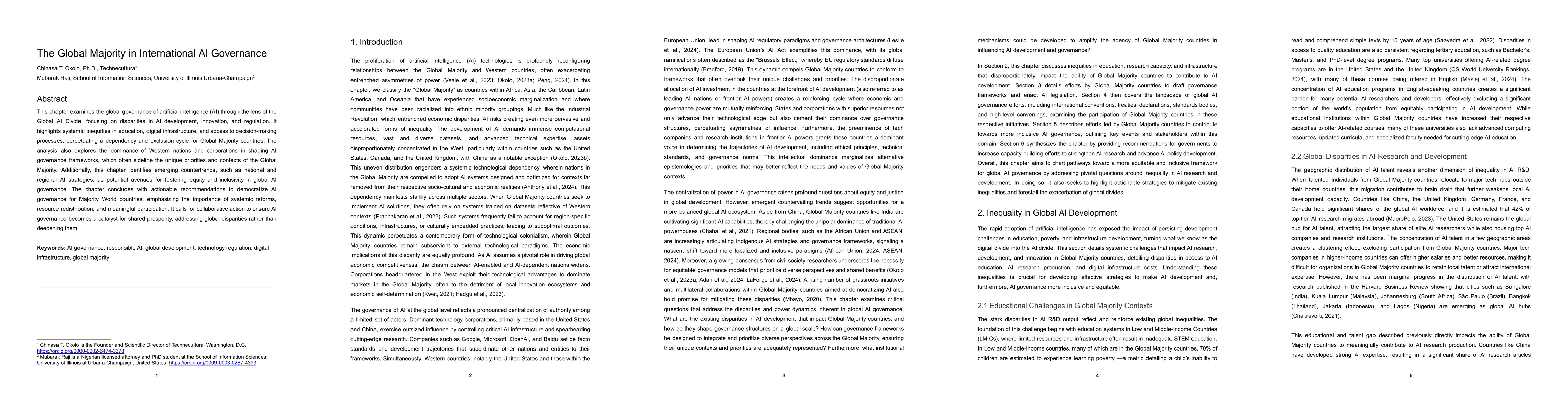 Thumbnail for The Global Majority in International AI Governance