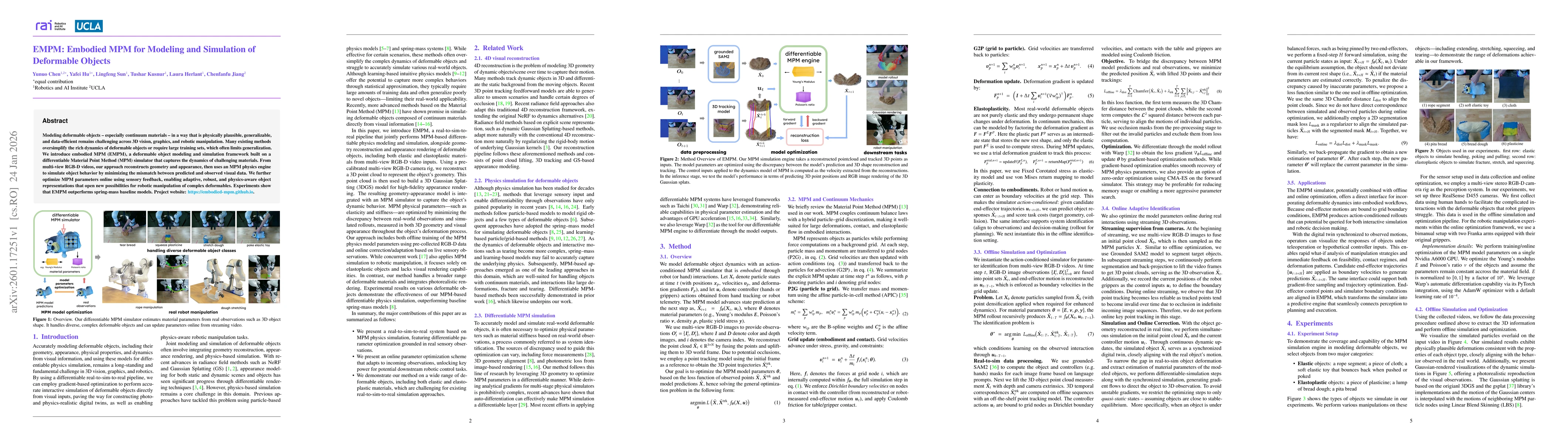 Thumbnail for EMPM: Embodied MPM for Modeling and Simulation of Deformable Objects