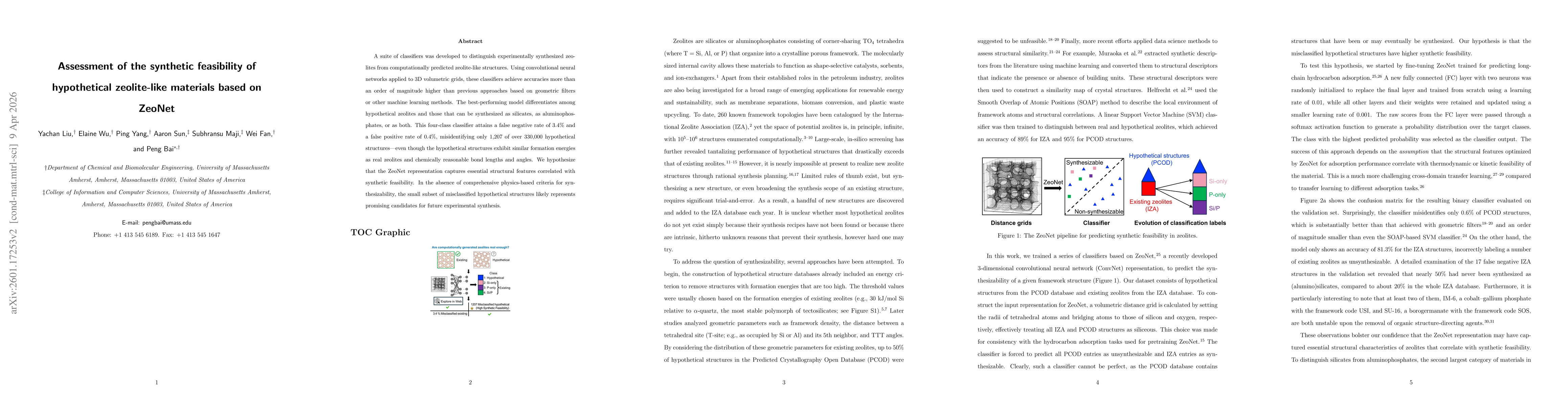 Thumbnail for Assessment of the synthetic feasibility of hypothetical zeolite-like materials based on ZeoNet