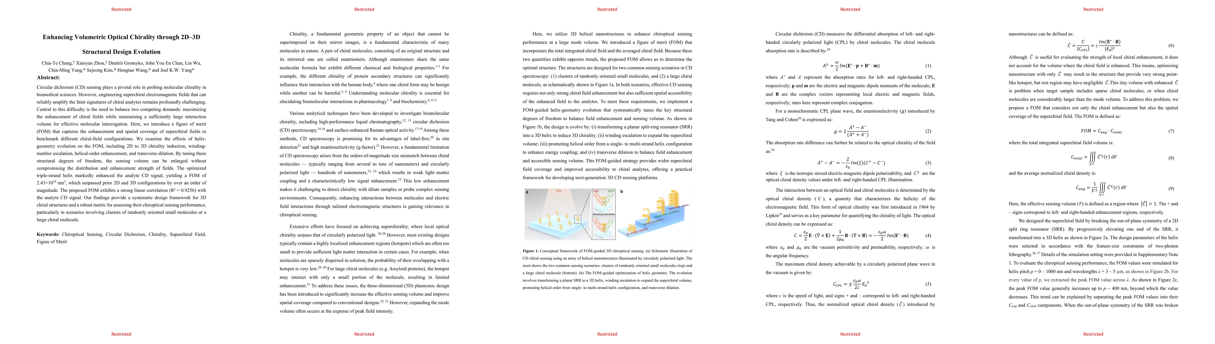 Thumbnail for Enhancing Volumetric Optical Chirality through 2D-3D Structural Design Evolution