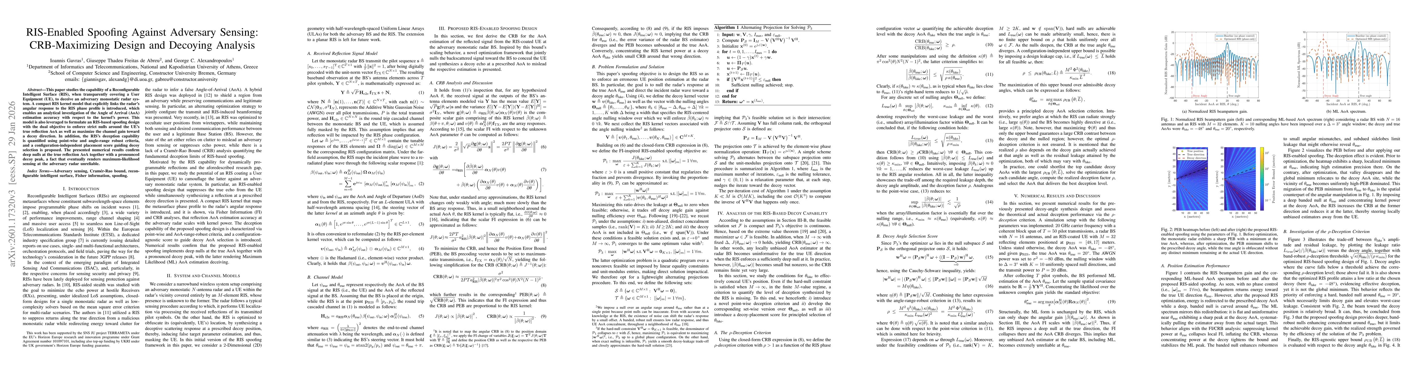 Thumbnail for RIS-Enabled Spoofing Against Adversary Sensing: CRB-Maximizing Design and Decoying Analysis