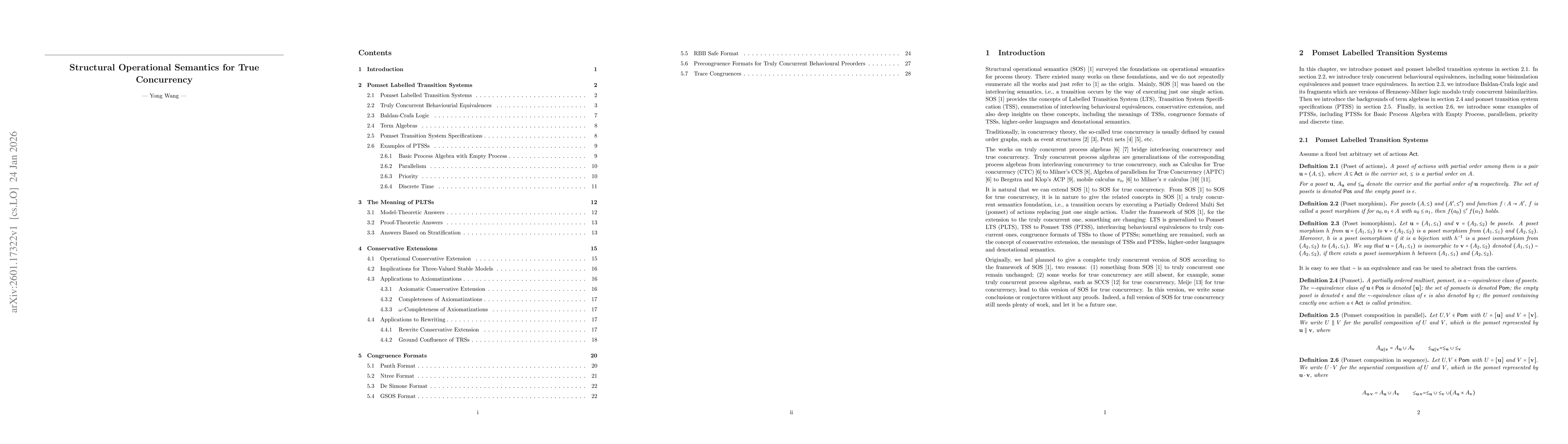 Thumbnail for Structural Operational Semantics for True Concurrency