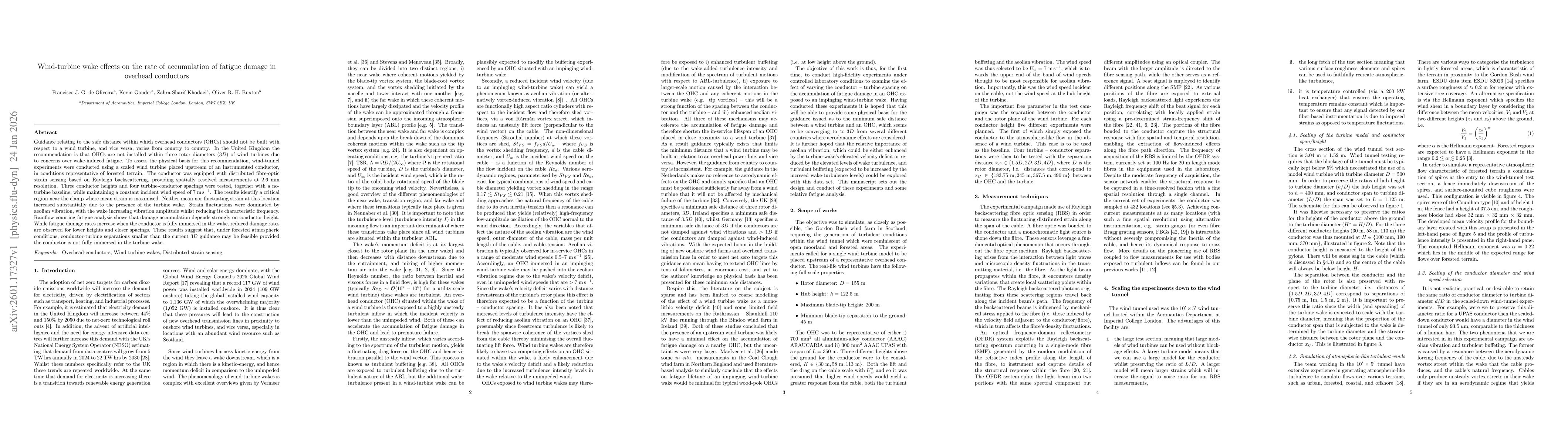 Thumbnail for Wind-turbine wake effects on the rate of accumulation of fatigue damage in overhead conductors