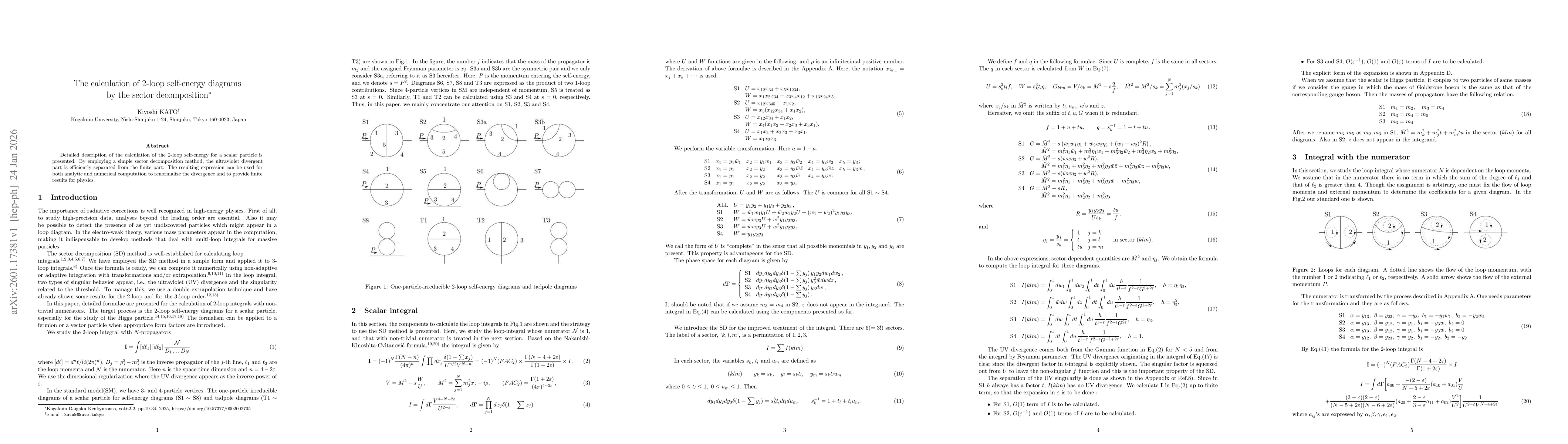 Thumbnail for The calculation of 2-loop self-energy diagrams by the sector decomposition