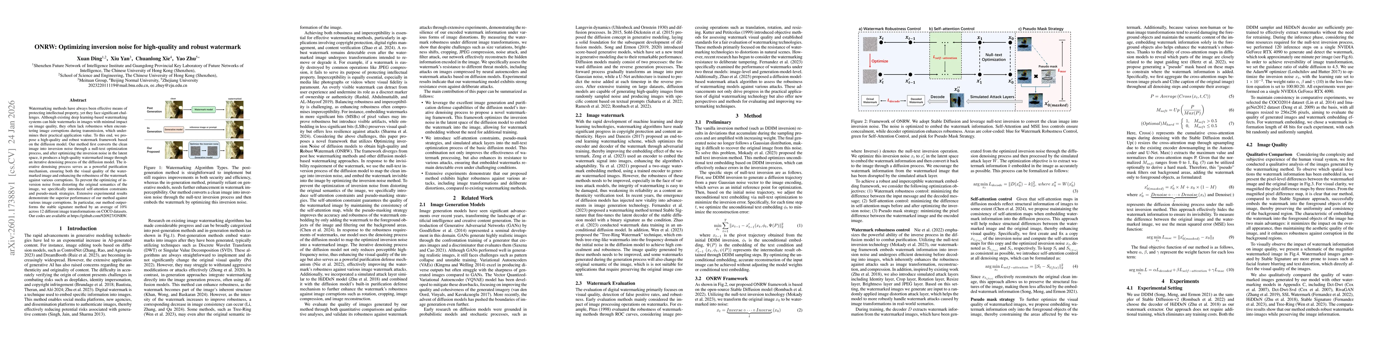 Thumbnail for ONRW: Optimizing inversion noise for high-quality and robust watermark