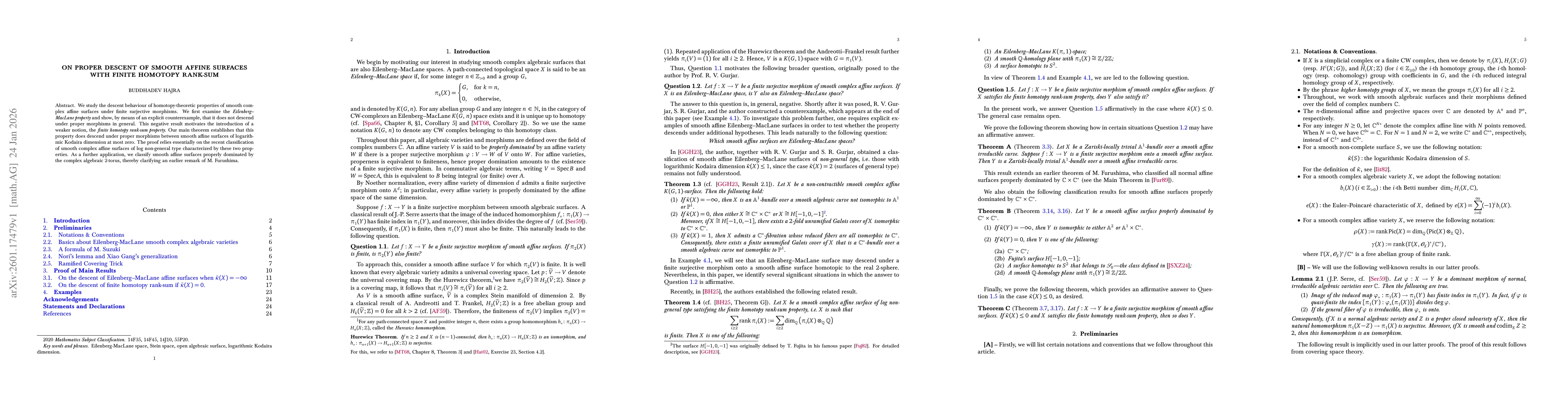 Thumbnail for On Proper Descent of Smooth Affine Surfaces with Finite Homotopy Rank-Sum