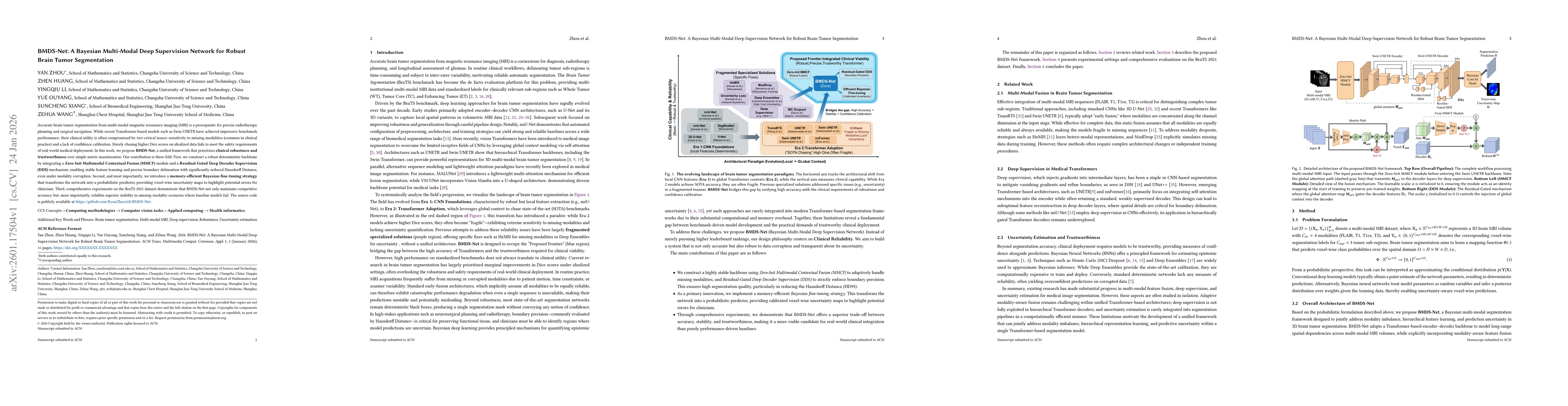Thumbnail for BMDS-Net: A Bayesian Multi-Modal Deep Supervision Network for Robust Brain Tumor Segmentation