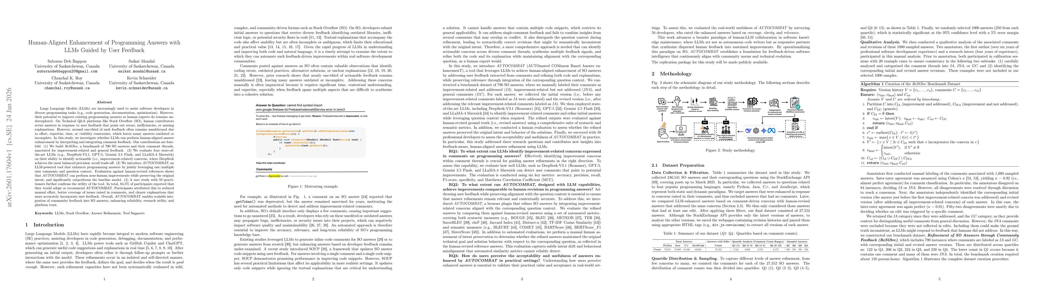 Thumbnail for Human-Aligned Enhancement of Programming Answers with LLMs Guided by User Feedback