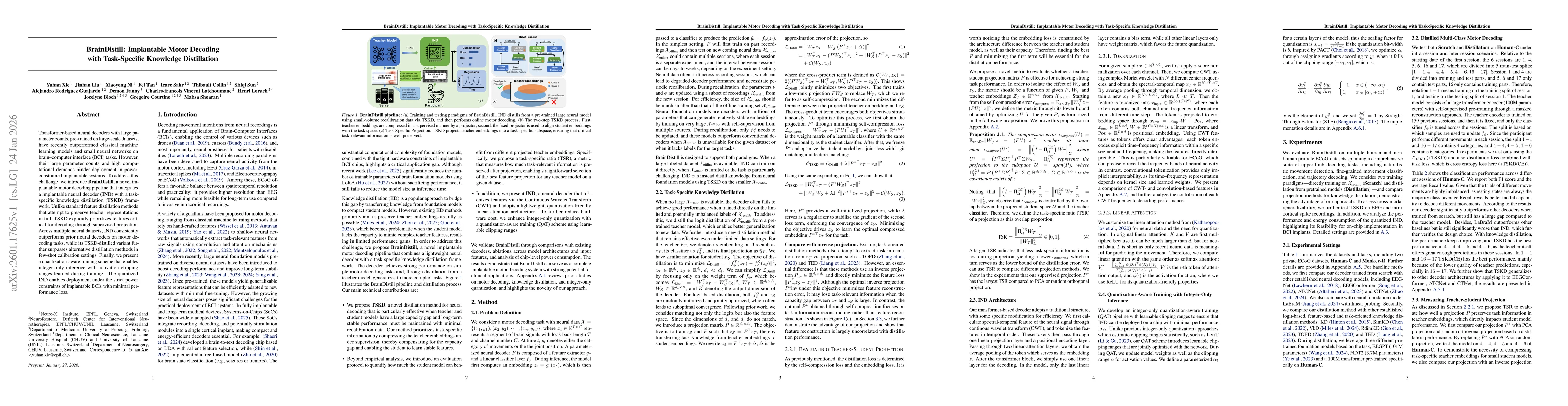 Thumbnail for BrainDistill: Implantable Motor Decoding with Task-Specific Knowledge Distillation