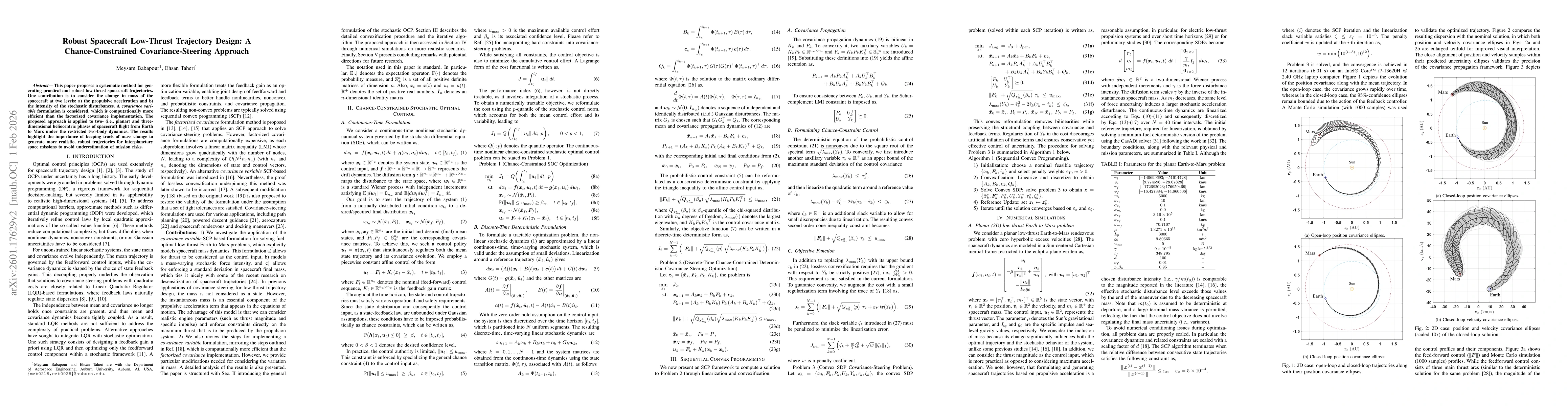 Thumbnail for Robust Spacecraft Low-Thrust Trajectory Design: A Chance-Constrained Covariance-Steering Approach