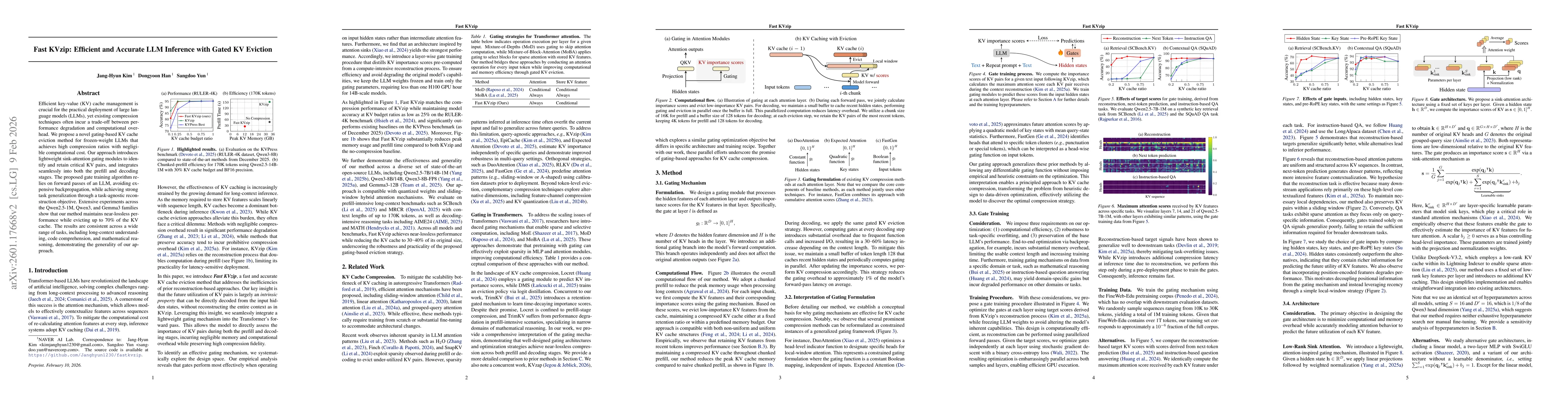 Thumbnail for Fast KVzip: Efficient and Accurate LLM Inference with Gated KV Eviction