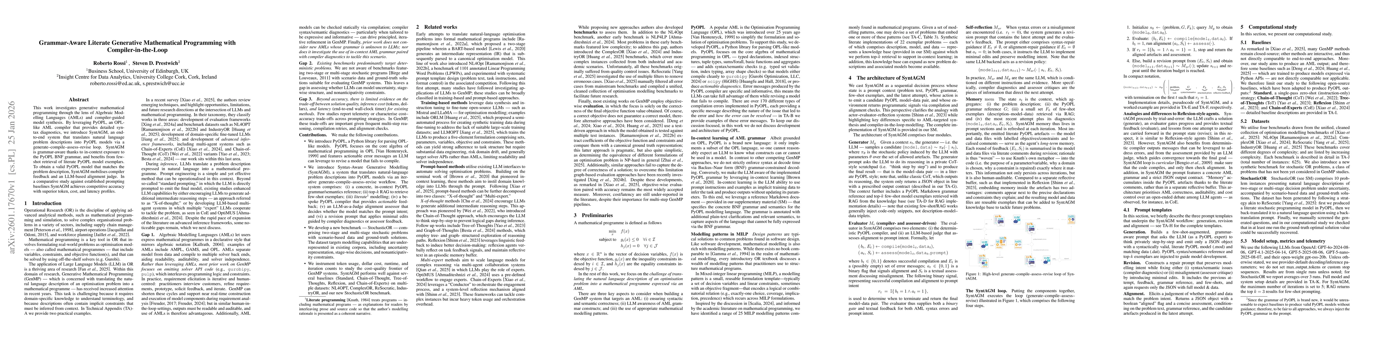 Thumbnail for Grammar-Aware Literate Generative Mathematical Programming with Compiler-in-the-Loop