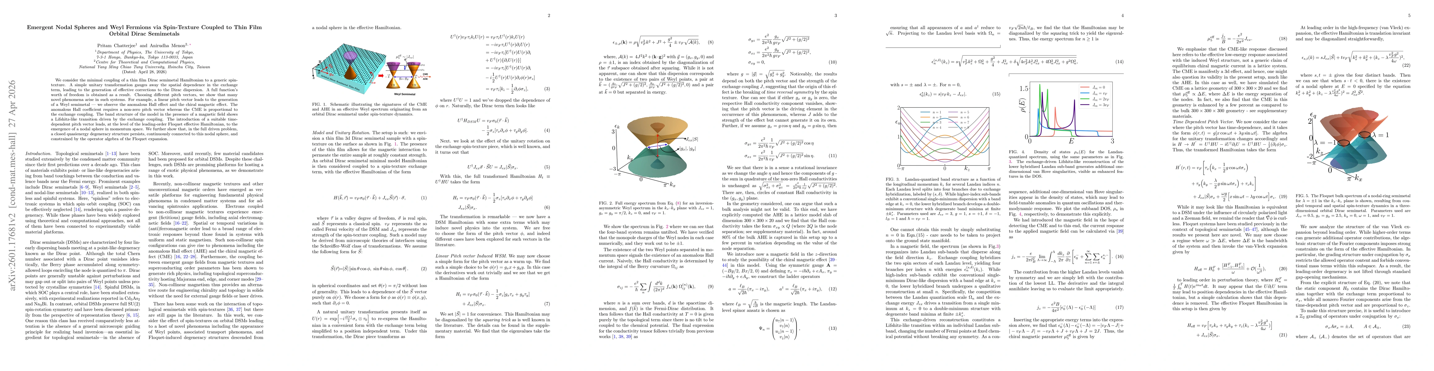 Thumbnail for Effect of Spin-Texture Dynamics on Three-Dimensional Orbital Dirac Semimetals