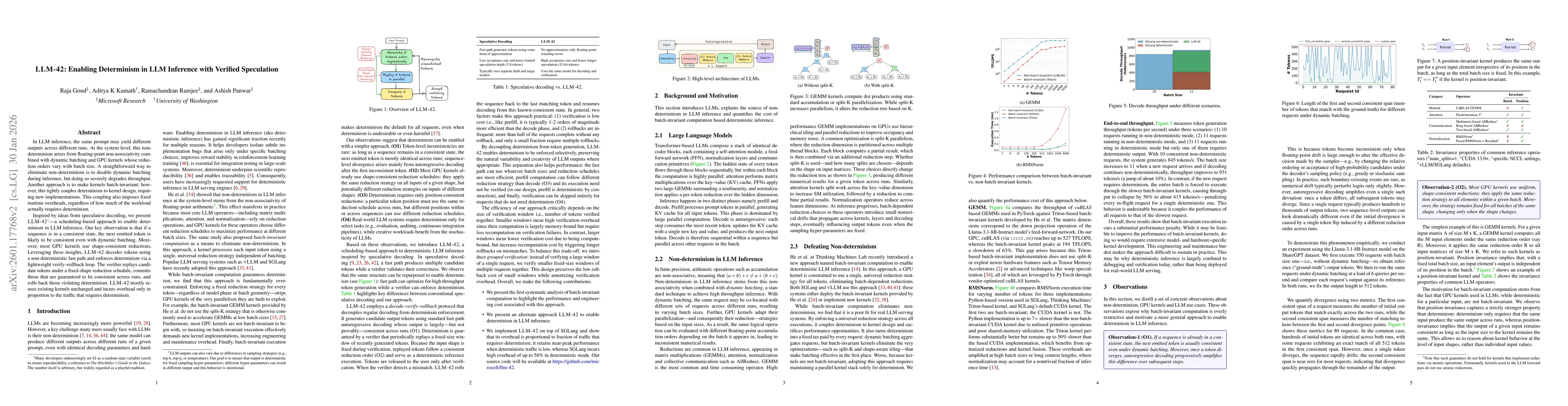 Thumbnail for LLM-42: Enabling Determinism in LLM Inference with Verified Speculation