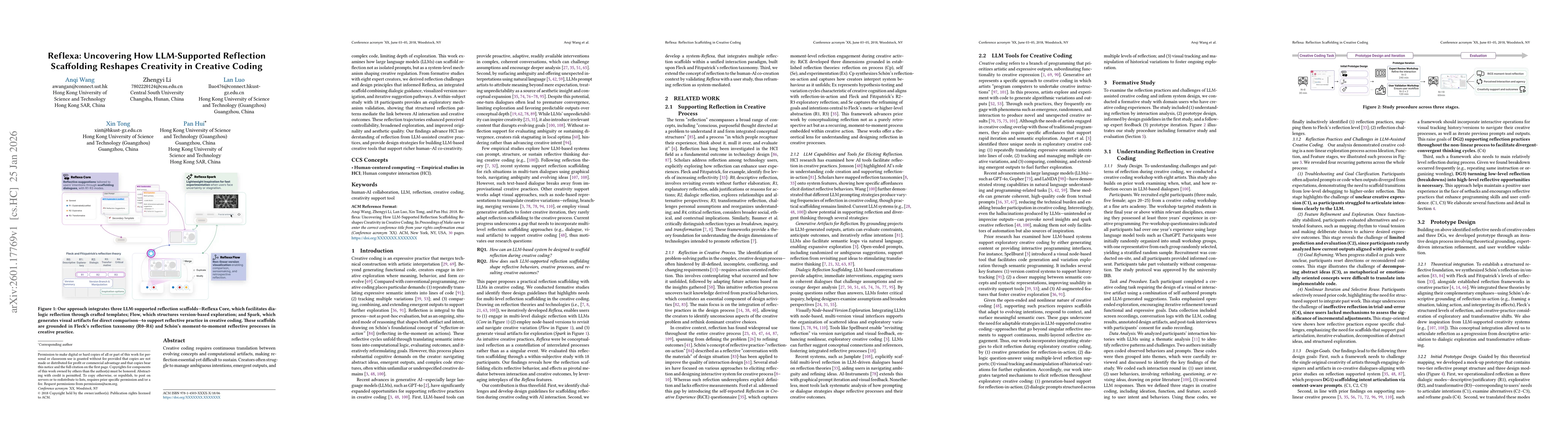 Thumbnail for Reflexa: Uncovering How LLM-Supported Reflection Scaffolding Reshapes Creativity in Creative Coding
