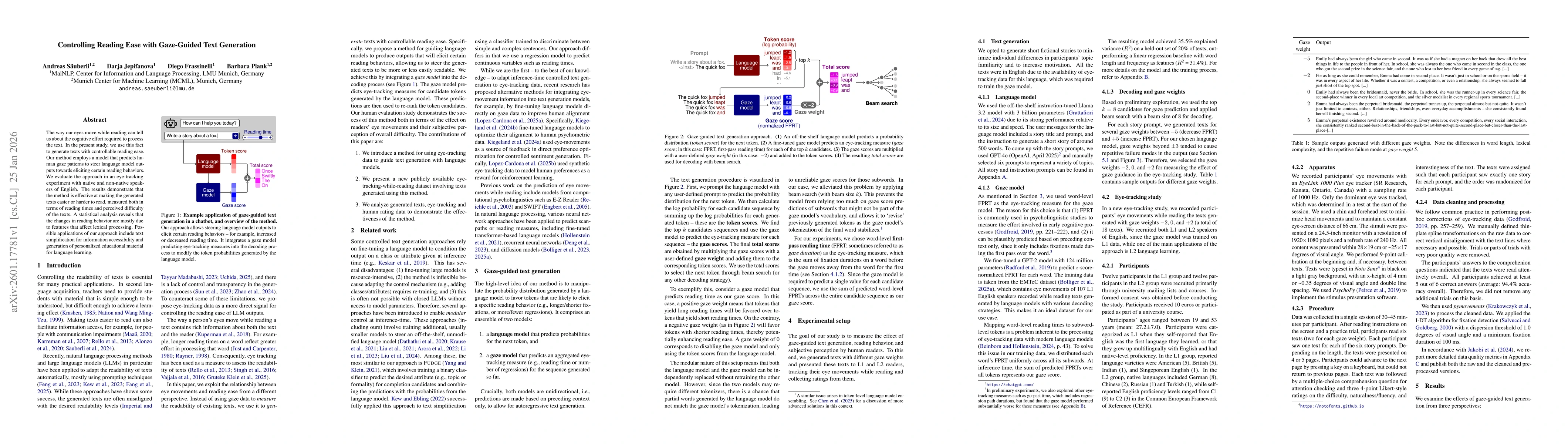 Thumbnail for Controlling Reading Ease with Gaze-Guided Text Generation