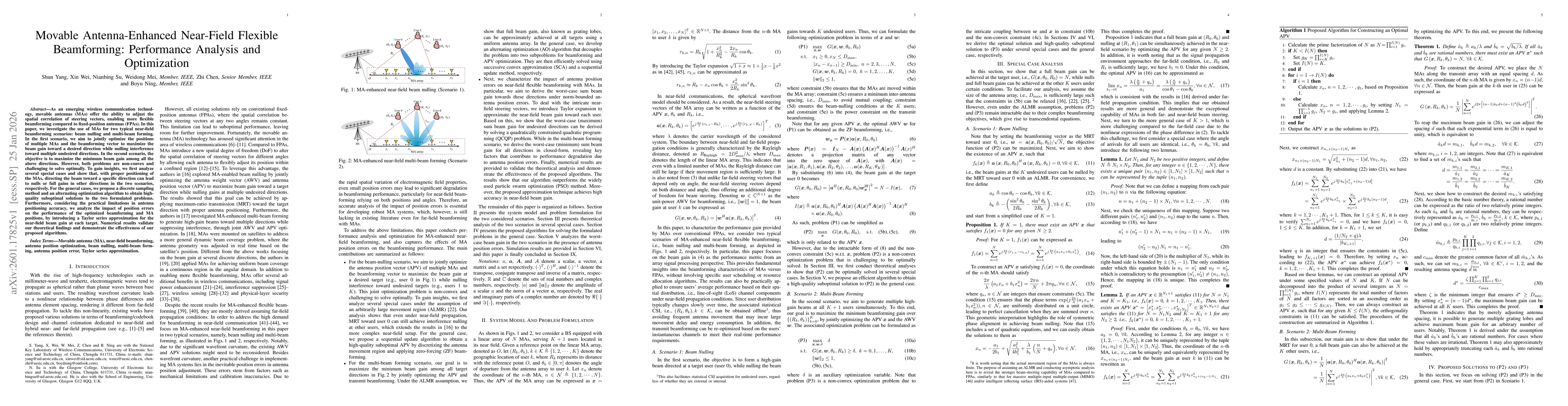 Thumbnail for Movable Antenna-Enhanced Near-Field Flexible Beamforming: Performance Analysis and Optimization