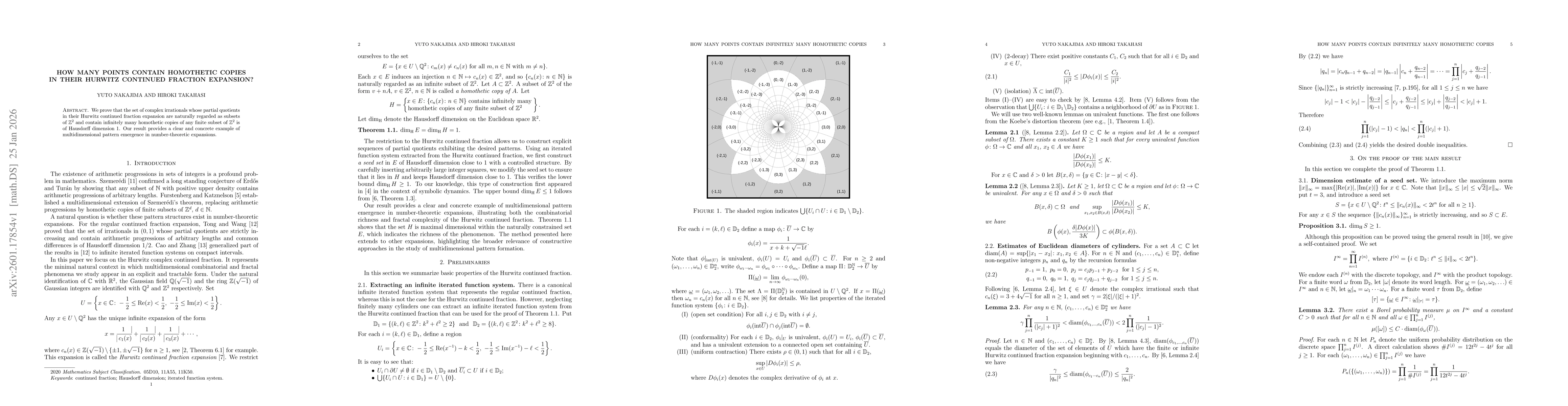 Thumbnail for How many points contain homothetic copies in their Hurwitz continued fraction expansion?