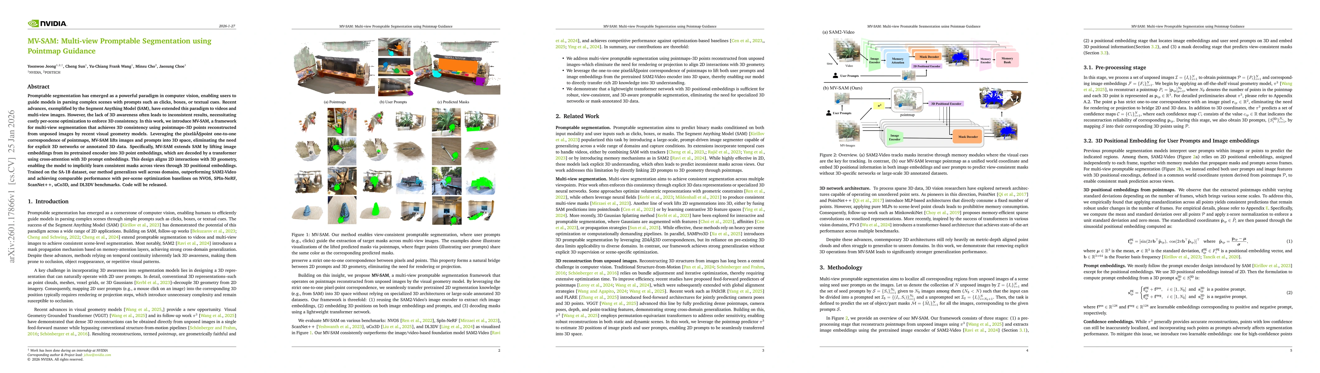 Thumbnail for MV-SAM: Multi-view Promptable Segmentation using Pointmap Guidance