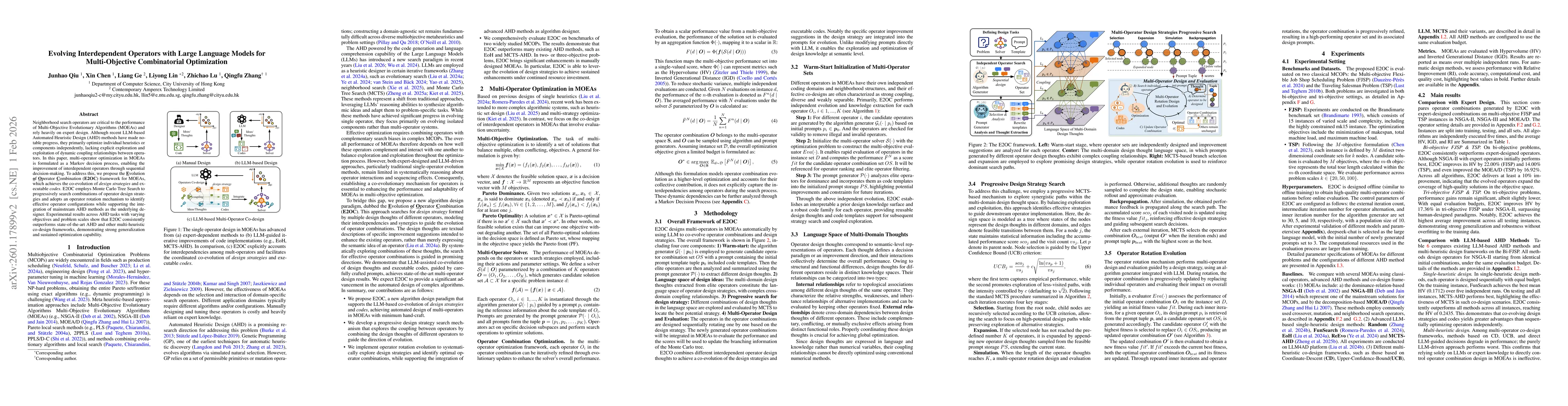 Thumbnail for Evolving Interdependent Operators with Large Language Models for Multi-Objective Combinatorial Optimization
