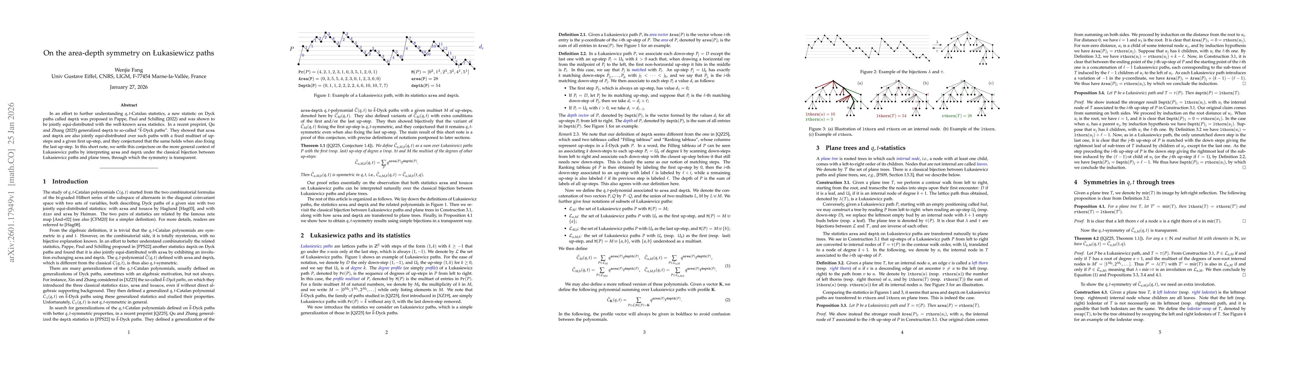 Thumbnail for On the area-depth symmetry on Łukasiewicz paths