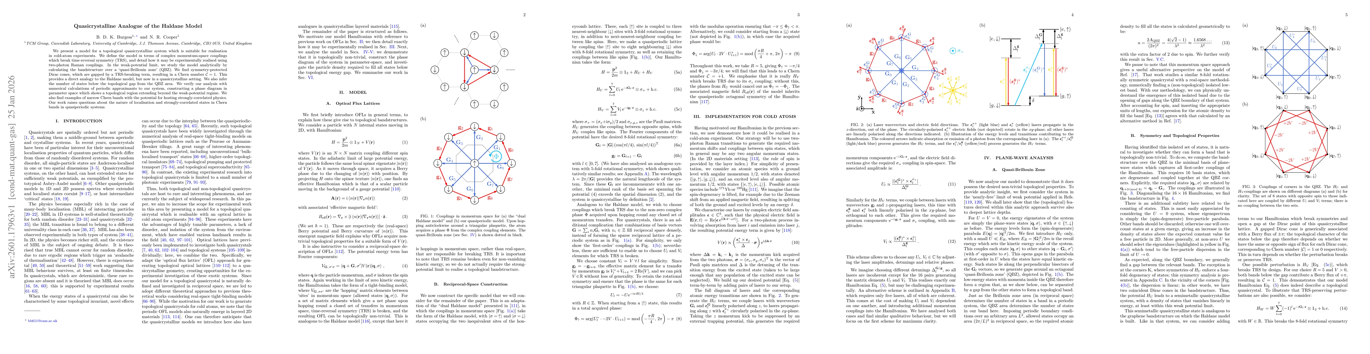 Thumbnail for Quasicrystalline Analogue of the Haldane Model