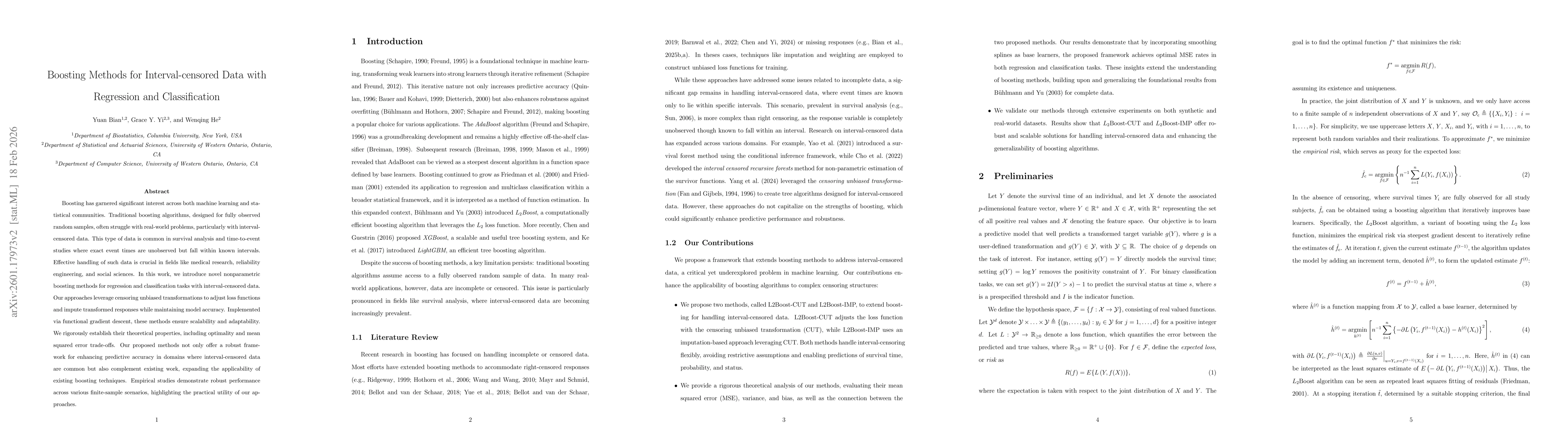 Thumbnail for Boosting methods for interval-censored data with regression and classification