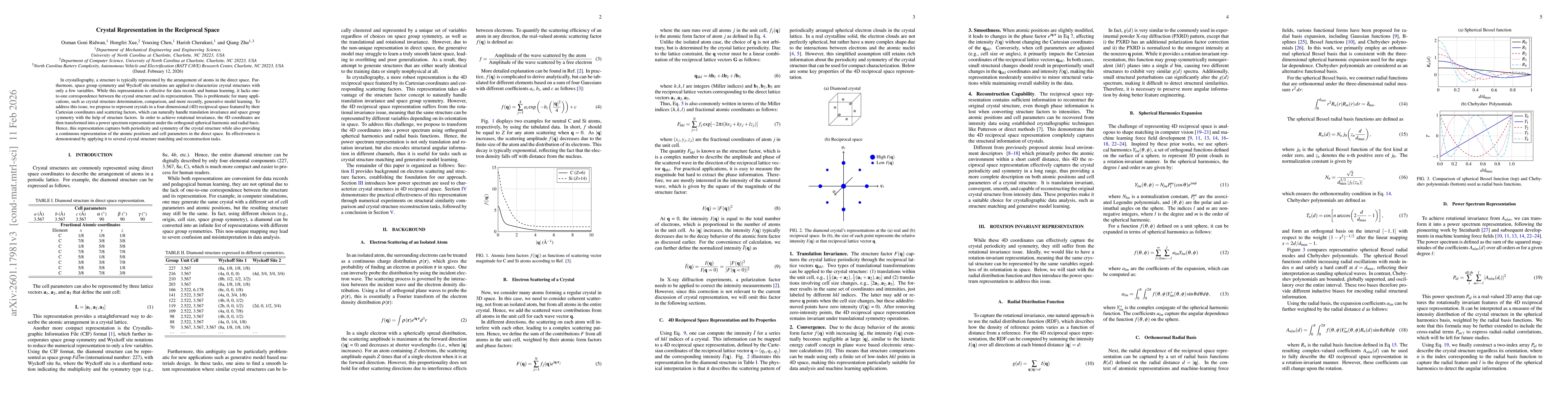 Thumbnail for Crystal Representation in the Reciprocal Space