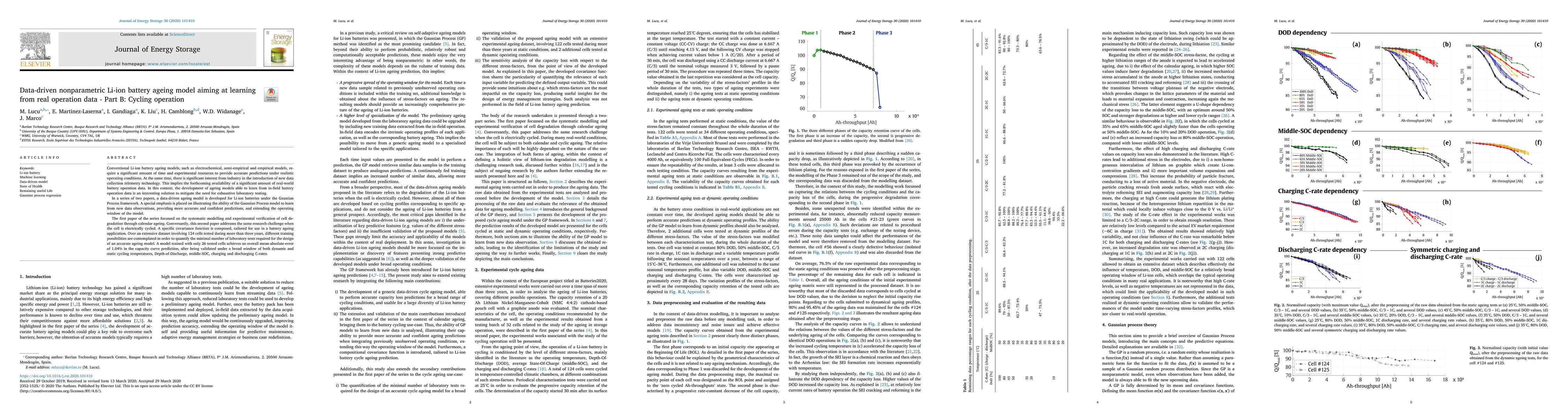 Thumbnail for Data-driven nonparametric Li-ion battery ageing model aiming at learning from real operation data -- Part B: Cycling operation