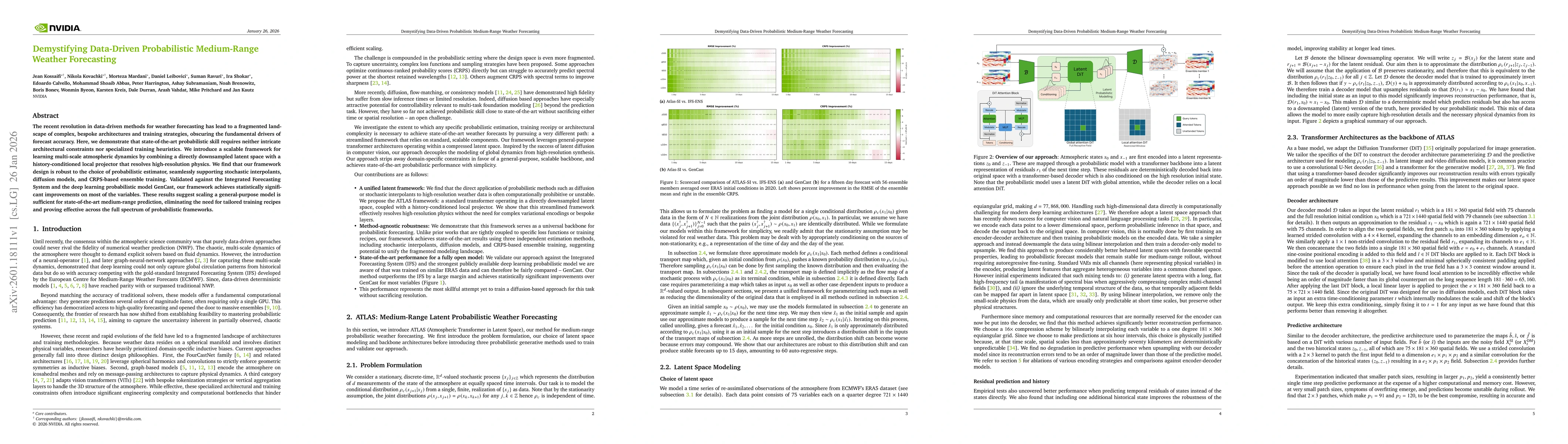 Thumbnail for Demystifying Data-Driven Probabilistic Medium-Range Weather Forecasting