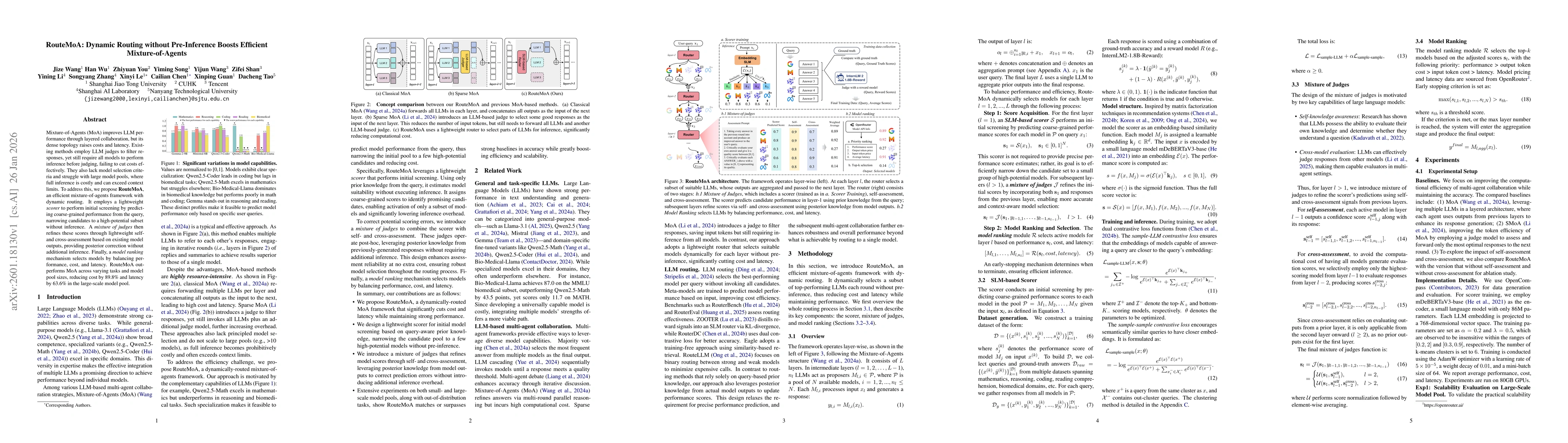 Thumbnail for RouteMoA: Dynamic Routing without Pre-Inference Boosts Efficient Mixture-of-Agents