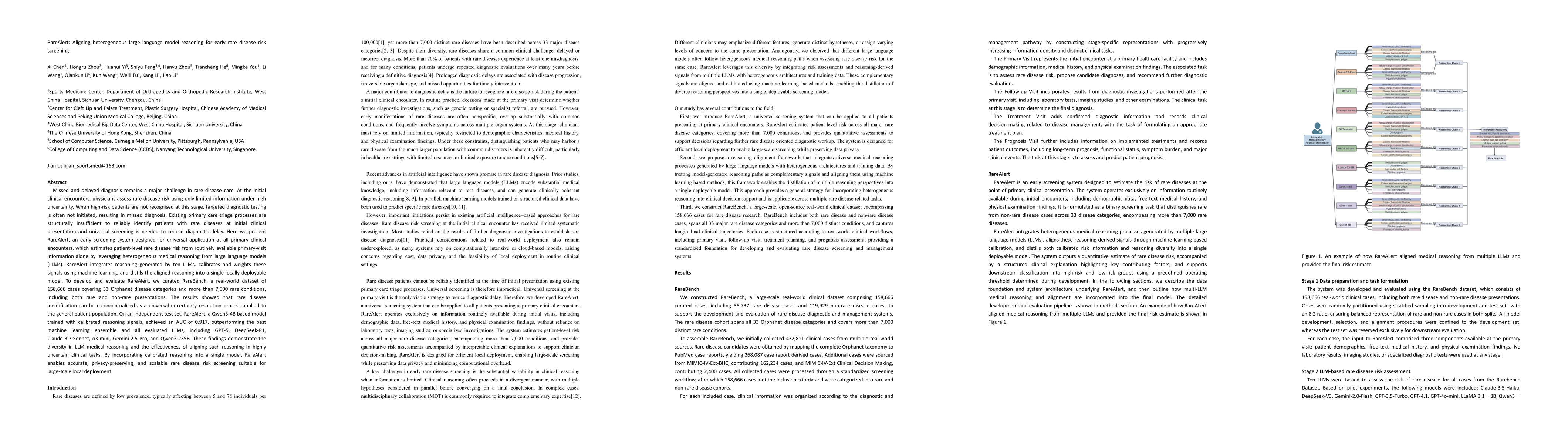 Thumbnail for RareAlert: Aligning heterogeneous large language model reasoning for early rare disease risk screening