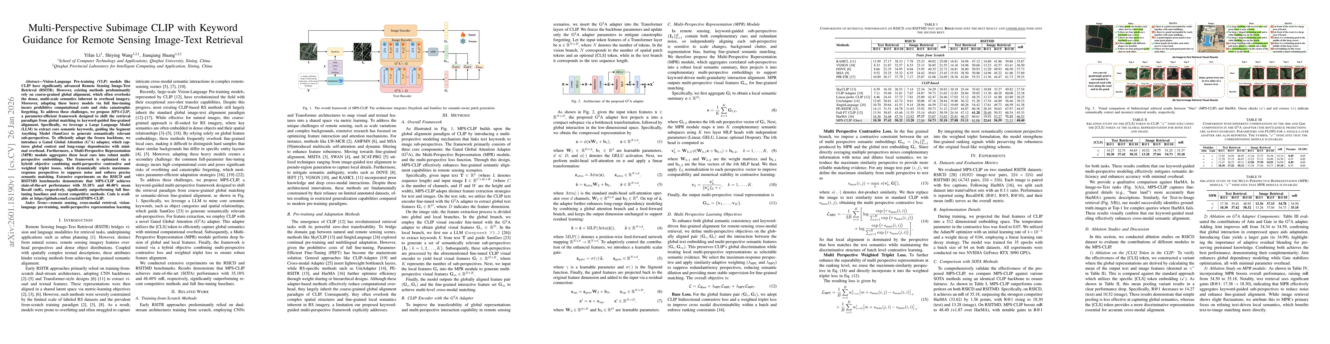 Thumbnail for Multi-Perspective Subimage CLIP with Keyword Guidance for Remote Sensing Image-Text Retrieval