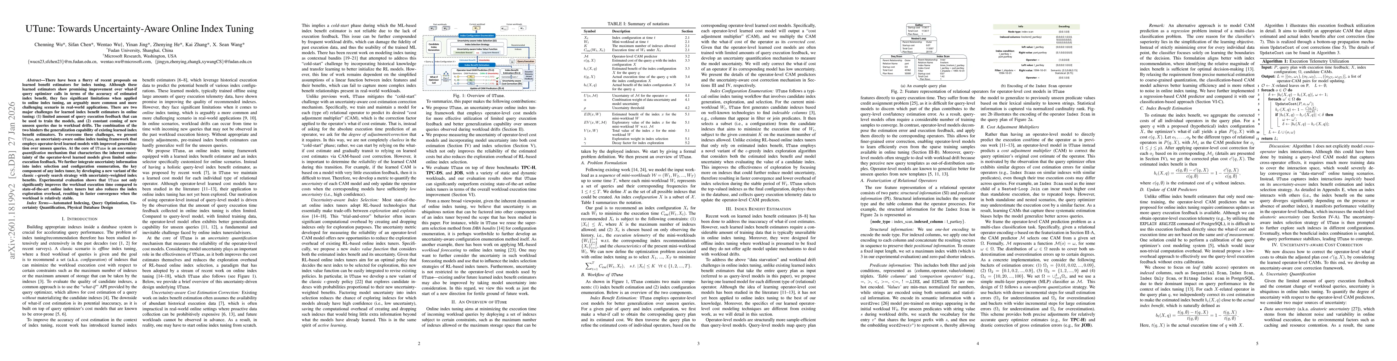 Thumbnail for UTune: Towards Uncertainty-Aware Online Index Tuning