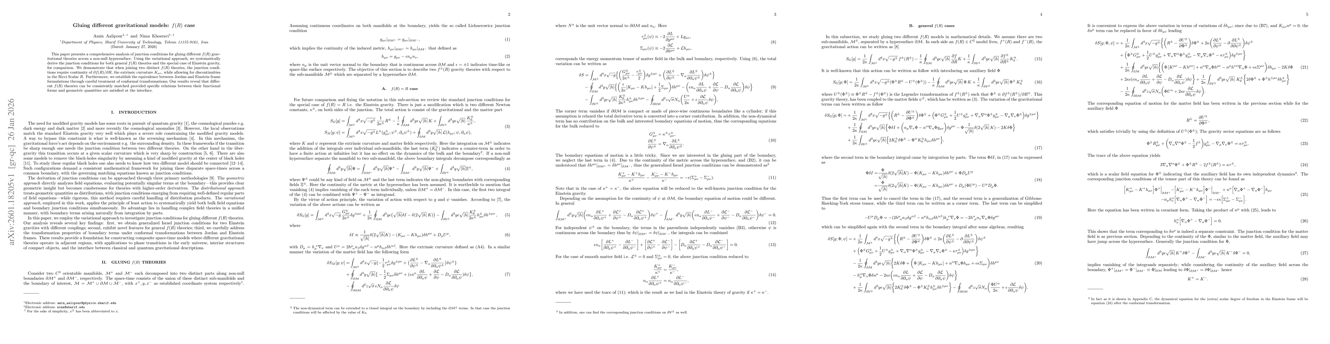 Thumbnail for Gluing different gravitational models: $f(R)$ case