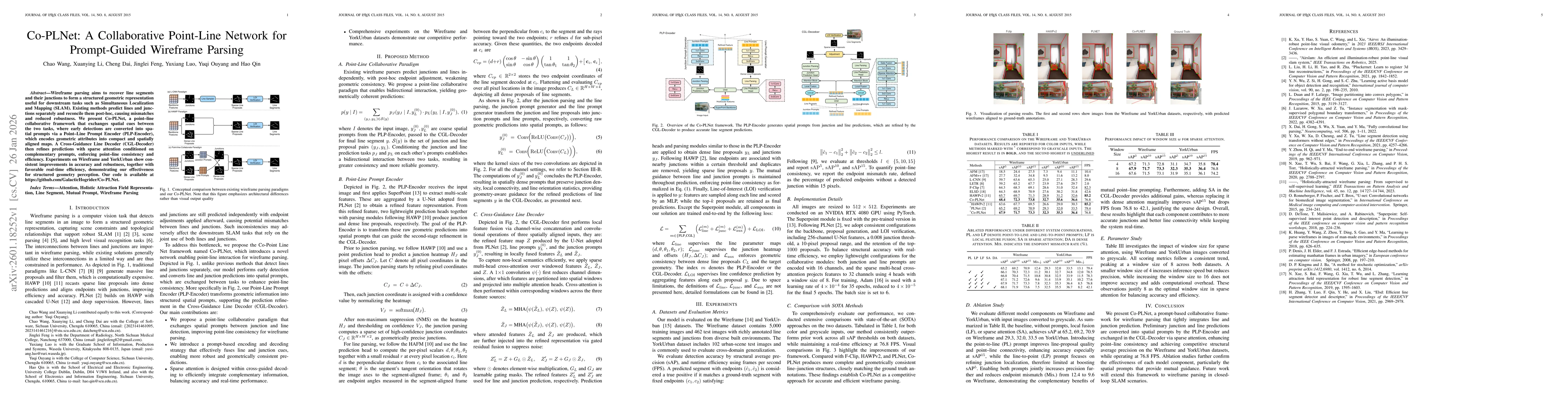 Thumbnail for Co-PLNet: A Collaborative Point-Line Network for Prompt-Guided Wireframe Parsing