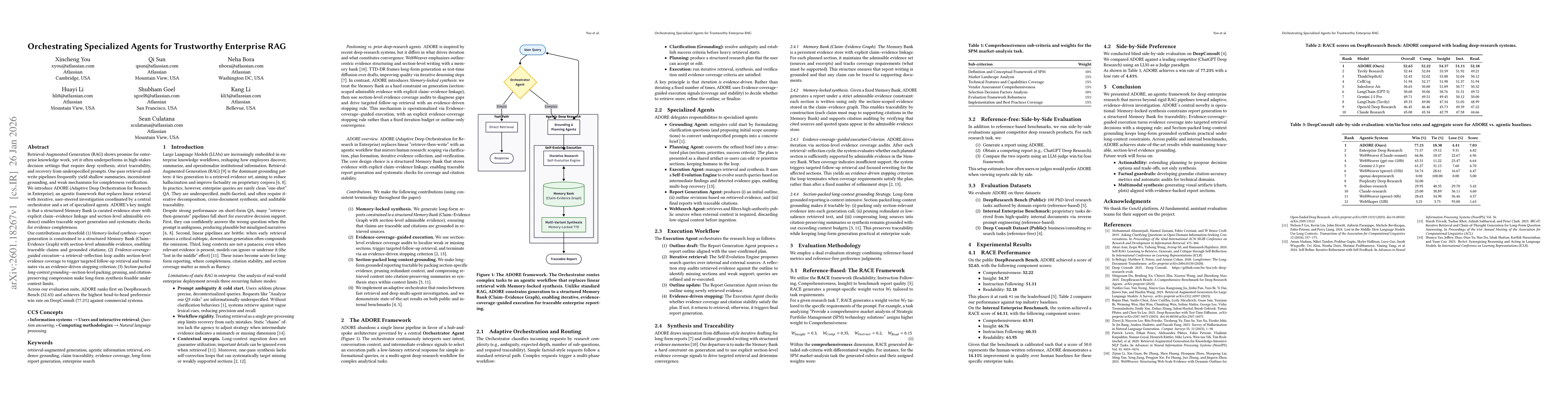 Thumbnail for Orchestrating Specialized Agents for Trustworthy Enterprise RAG