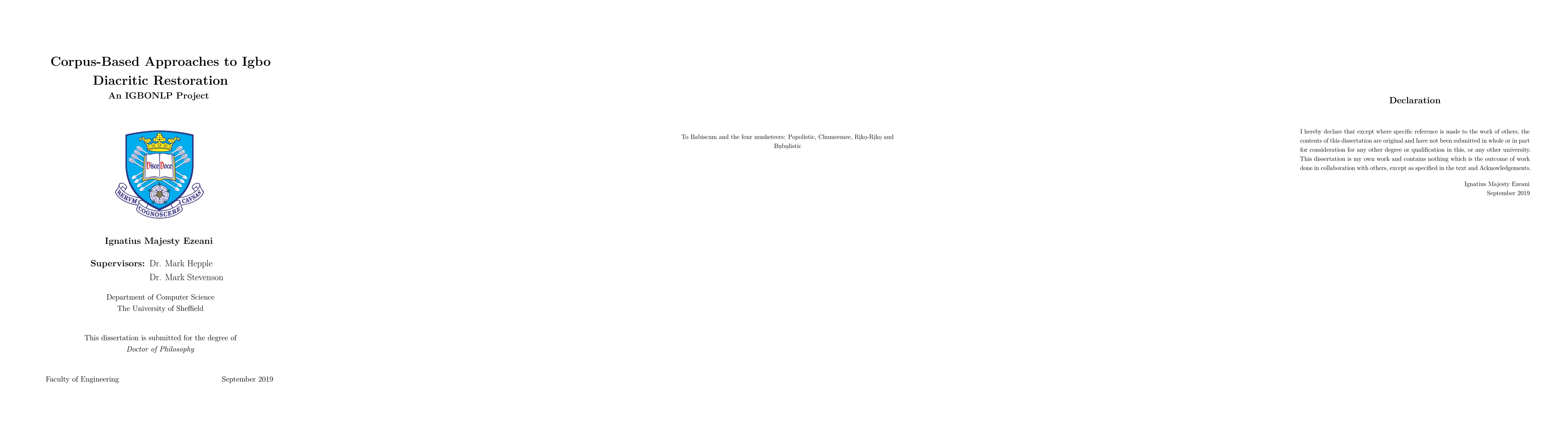Thumbnail for Corpus-Based Approaches to Igbo Diacritic Restoration