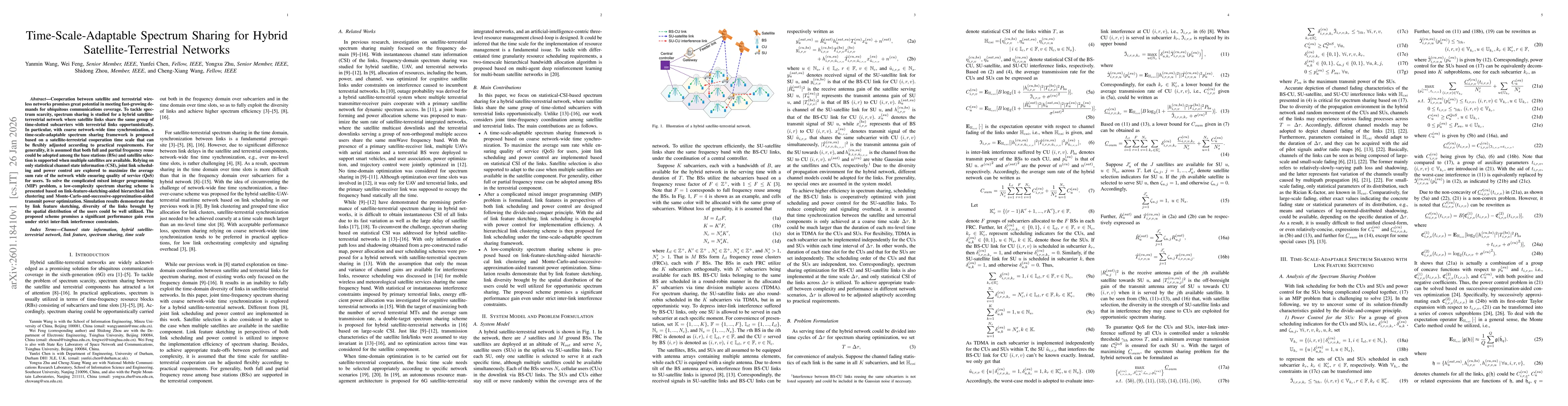 Thumbnail for Time-Scale-Adaptable Spectrum Sharing for Hybrid Satellite-Terrestrial Networks