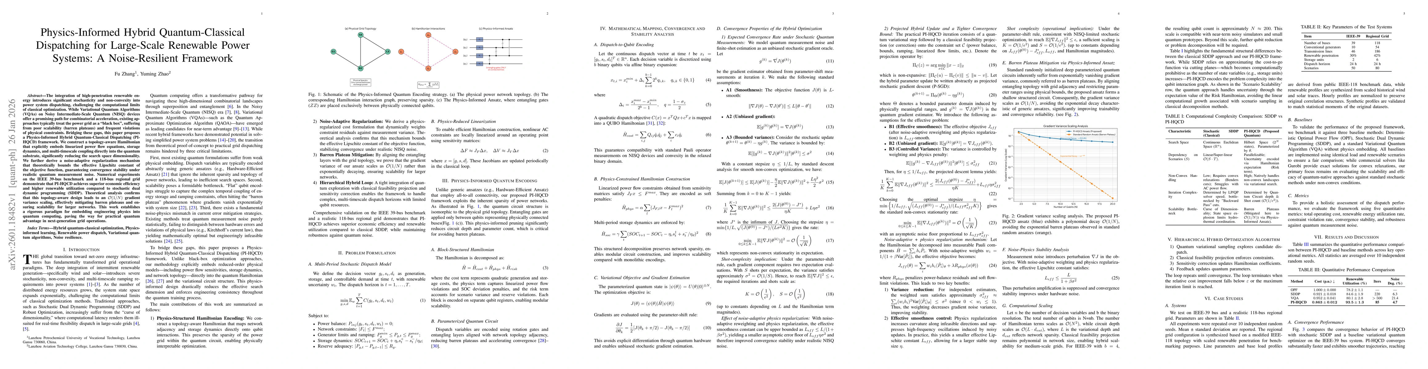 Thumbnail for Physics-Informed Hybrid Quantum-Classical Dispatching for Large-Scale Renewable Power Systems:A Noise-Resilient Framework