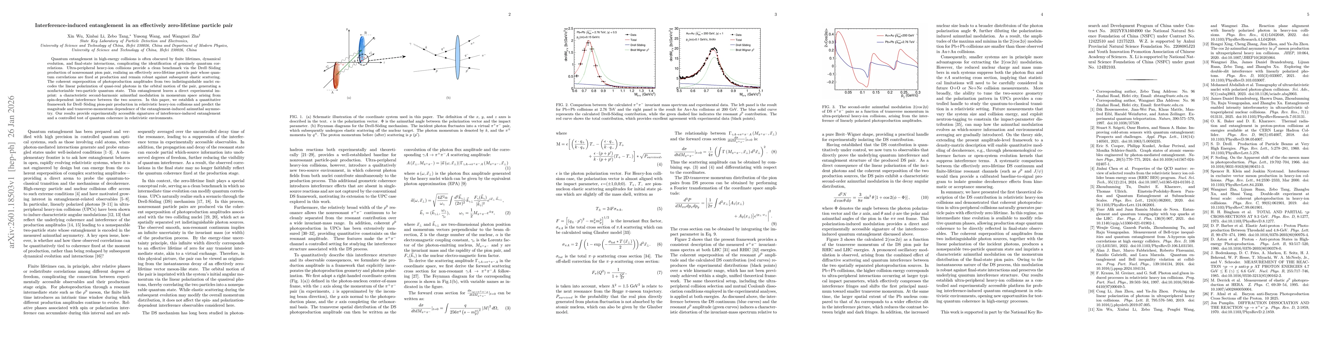Thumbnail for Interference-induced entanglement in an effectively zero-lifetime particle pair
