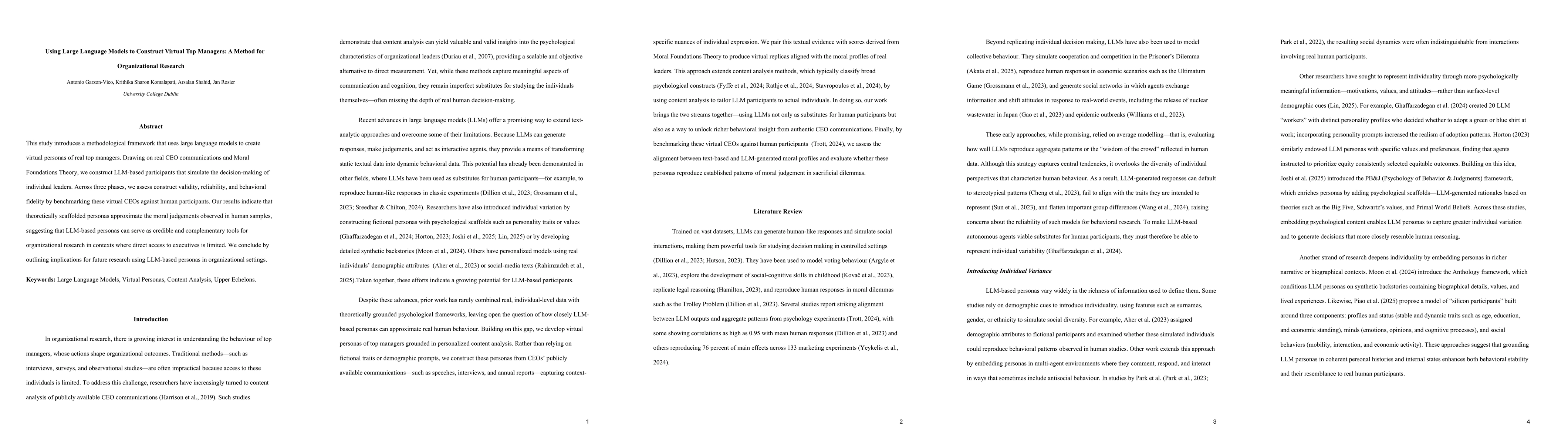 Thumbnail for Using Large Language Models to Construct Virtual Top Managers: A Method for Organizational Research