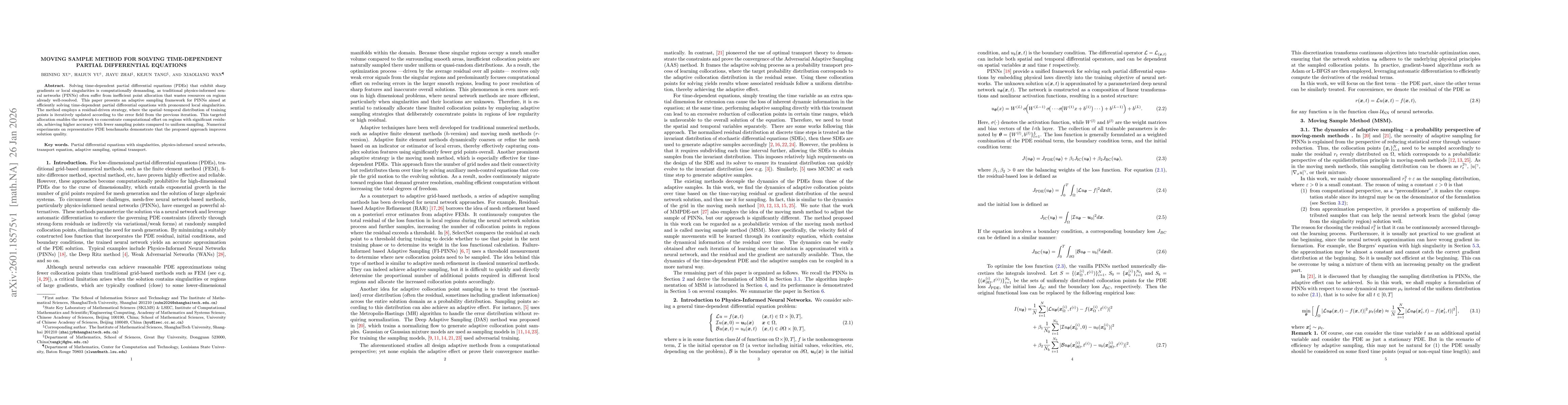 Thumbnail for Moving sample method for solving time-dependent partial differential equations