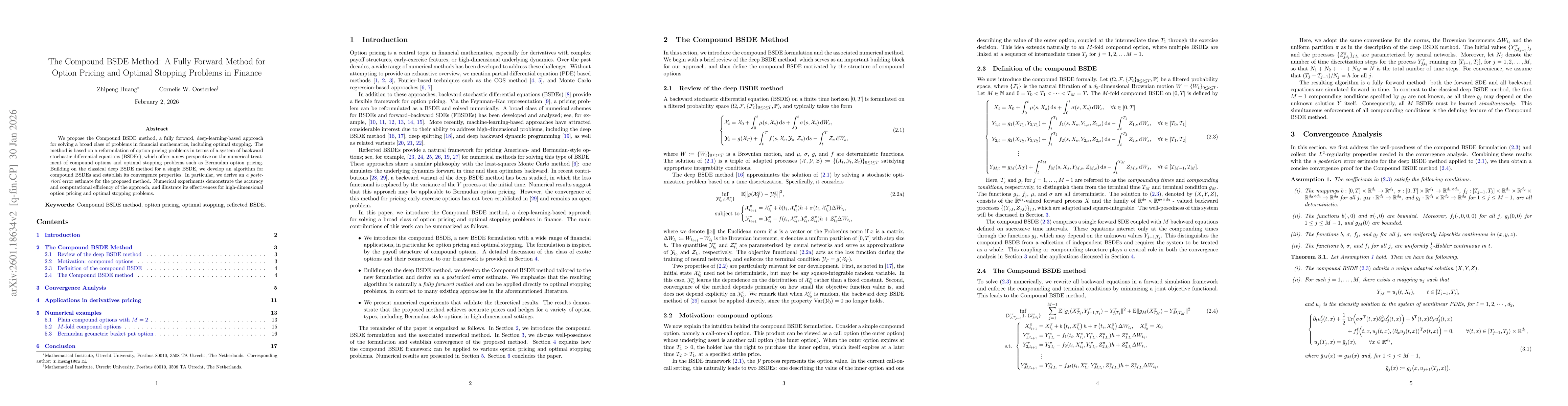 Thumbnail for The Compounded BSDE method: A fully-forward method for option pricing and optimal stopping problems in finance