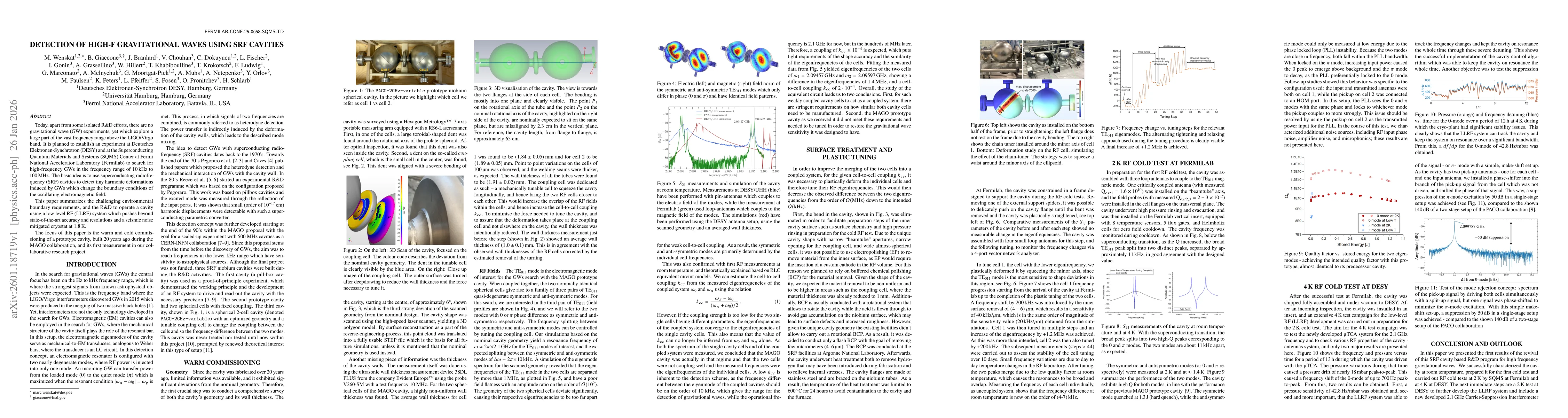 Thumbnail for Detection of high-frequency gravitational waves using SRF cavities