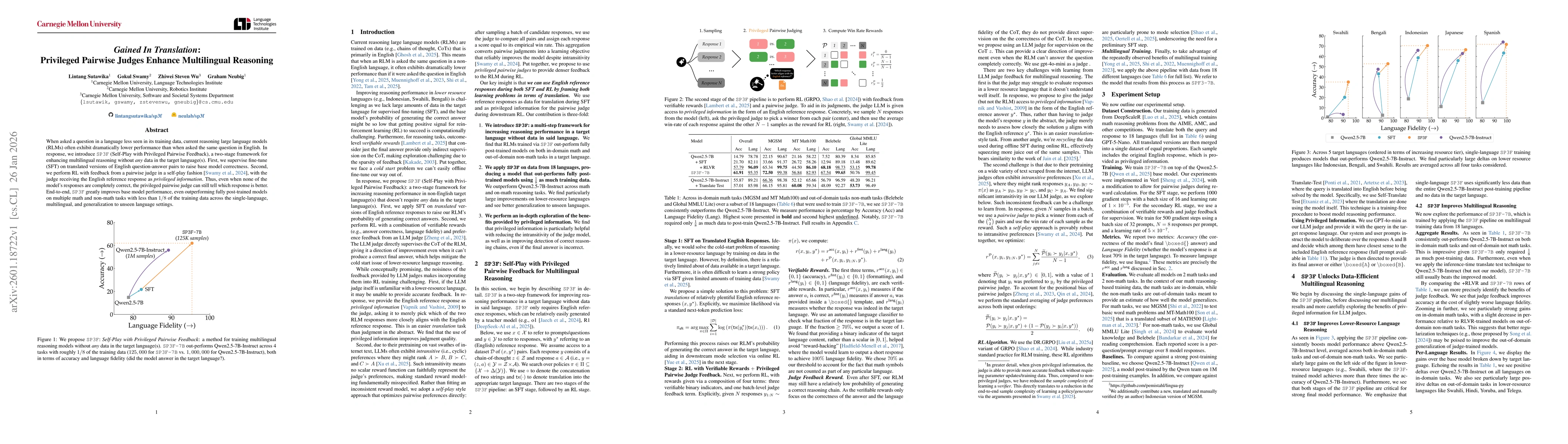 Thumbnail for Gained in Translation: Privileged Pairwise Judges Enhance Multilingual Reasoning
