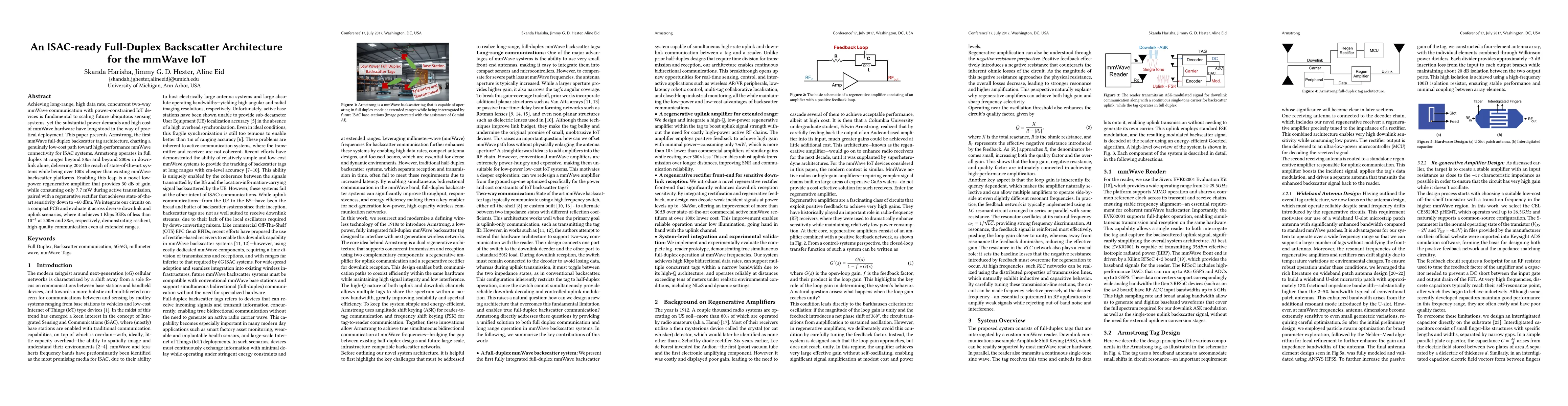 Thumbnail for An ISAC-ready Full-Duplex Backscatter Architecture for the mmWave IoT