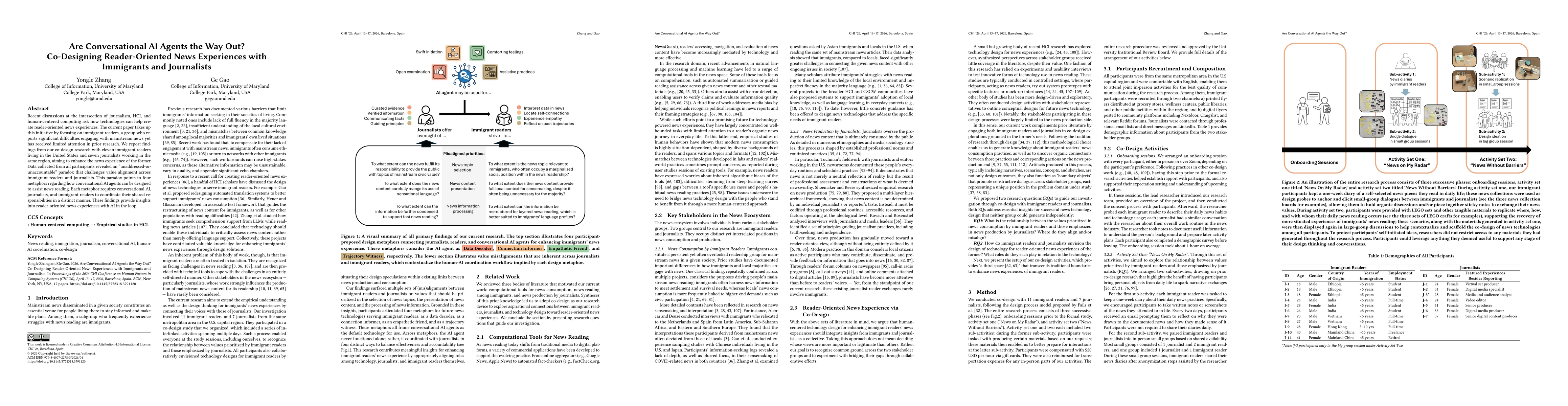 Thumbnail for Are Conversational AI Agents the Way Out? Co-Designing Reader-Oriented News Experiences with Immigrants and Journalists